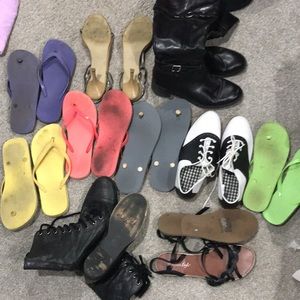 Lot of Used Shoes